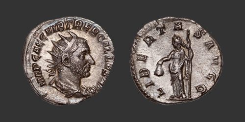 Odysseus Numismatique Monnaie Romaine TRÉBONIEN GALLE • Antoninien