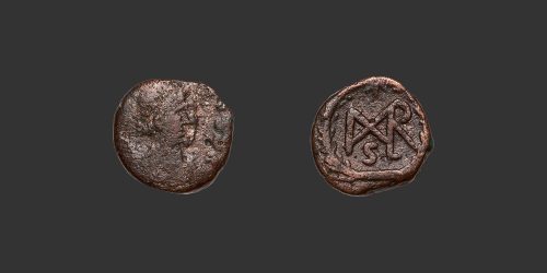 Odysseus Numismatique Monnaies VANDALES - GAISERIC OU HUNERIC / MARCIEN • Nummus