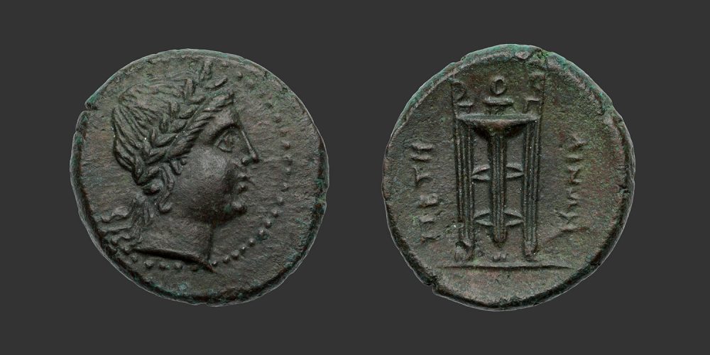 Odysseus Numismatique Monnaies Grecques BRUTTIUM - PETELIA • Bronze