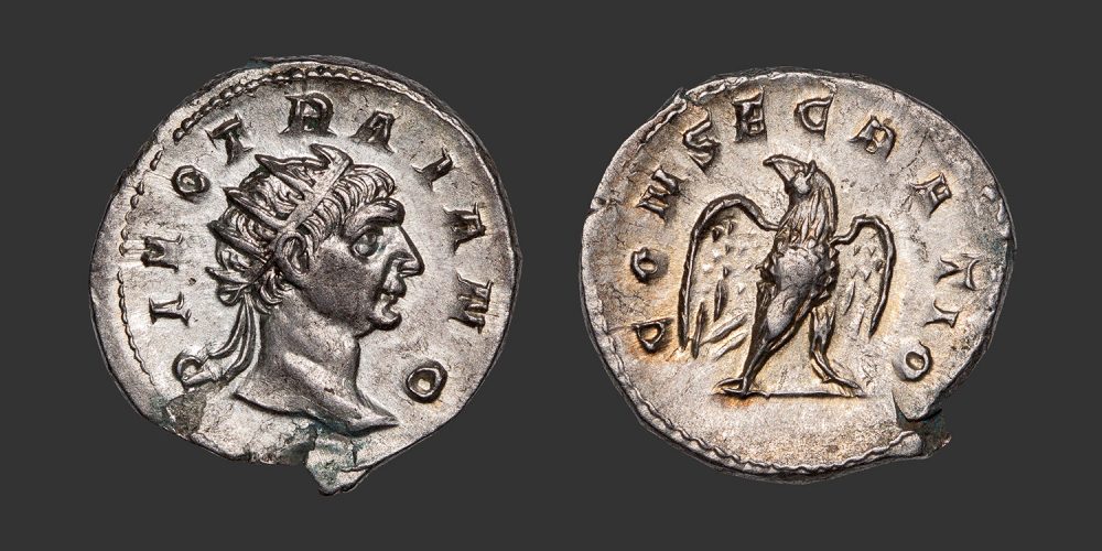 Odysseus Numismatique Monnaies Romaines DIVUS TRAJAN • Antoninien