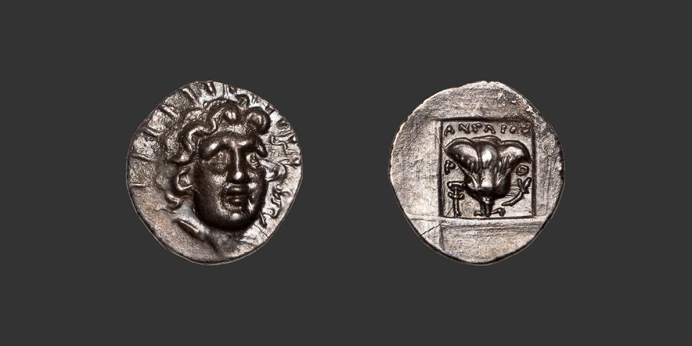 Odysseus Numismatique Monnaies Grecques CARIE - RHODES • Hémidrachme