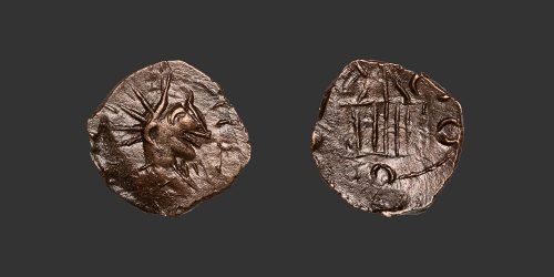 Odysseus Numismatique Monnaies Romaines FRAPPE BARBARE - CLAUDE II (?) • Antoninien