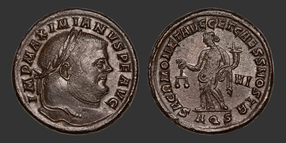 Odysseus Numismatique Monnaies Romaines MAXIMIEN • Follis