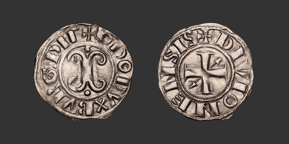 Odysseus Numismatique Monnaies Féodales BOURGOGNE - DIJON - EUDES II • Denier