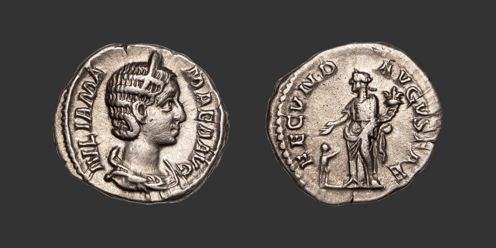Odysseus Numismatique Monnaies Romaines JULIA MAMÉE • Denier