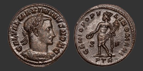 Odysseus Numismatique Monnaies Romaines MAXIMIN II DAIA • Follis