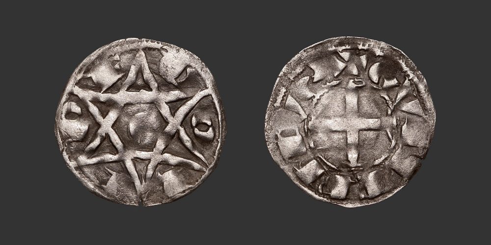 Odysseus Numismatique Monnaies Féodales BERRY - DÉOLS - GUILLAUME Ier DE CHAUVIGNY • Denier