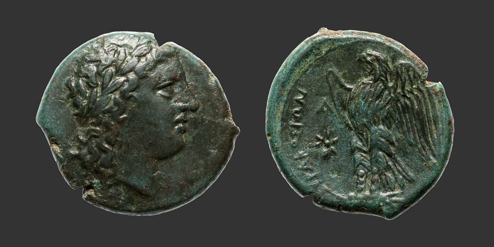 Odysseus Numismatique Monnaies Grecques SICILE - SYRACUSE - HICÉTAS II • Bronze