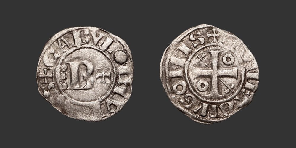 Odysseus Numismatique Monnaies Féodales BOURGOGNE - CHALON - HUGUES II • Denier