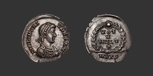 Odysseus Numismatique Monnaies Romaines HONORIUS • Silique