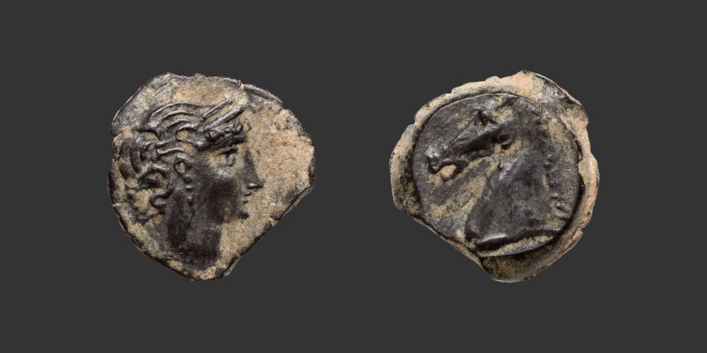 Odysseus Numismatique Monnaies Grecques Ibériques IBÉRIE - CARTHAGE • Bronze