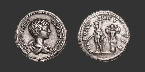 Odysseus Numismatique Monnaies Romaines GETA • Denier