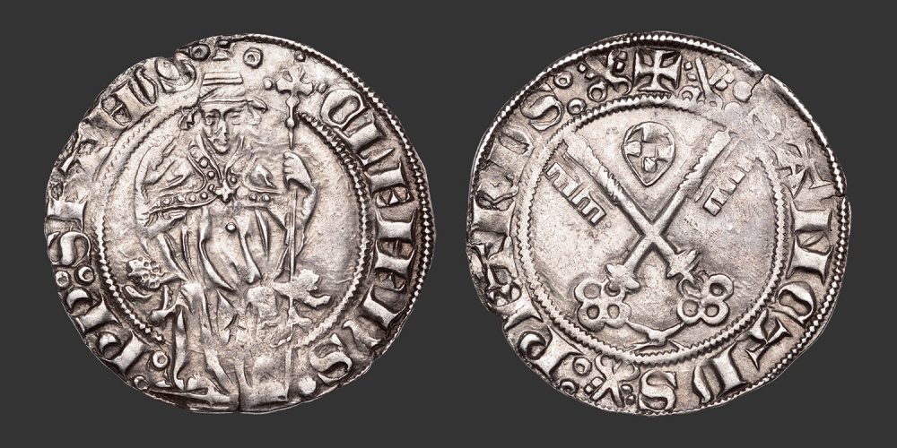 Odysseus Numismatique Monnaies Féodales COMTAT-VENAISSIN - AVIGNON - CLÉMENT VII (ANTIPAPE) • Gros