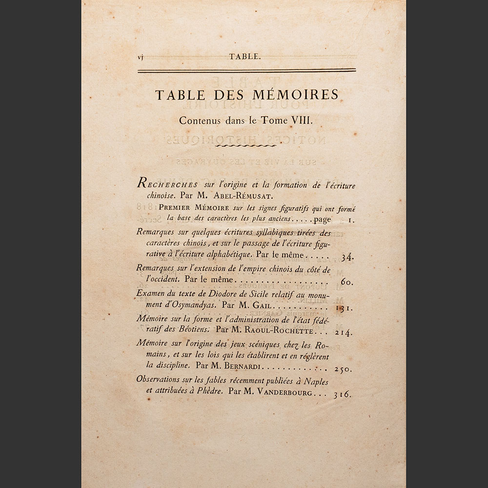 Odysseus Numismatique Livres MÉMOIRES DE L'INSTITUT ROYAL DE FRANCE • Académie des Inscriptions et Belles-Lettres 1827