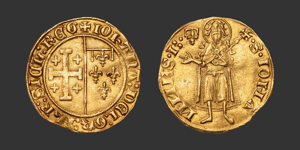 Odysseus Numismatique Monnaies Féodales PROVENCE - JEANNE DE NAPLES • Florin d'Or
