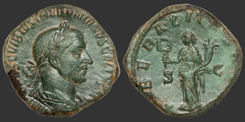 Odysseus Numismatique Monnaies Romaines TRÉBONIEN GALLE • Sesterce
