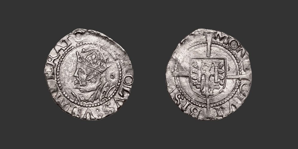 Odysseus Numismatique Monnaies Médiévales Féodales BESANÇON - CHARLES V • Demi Carolus