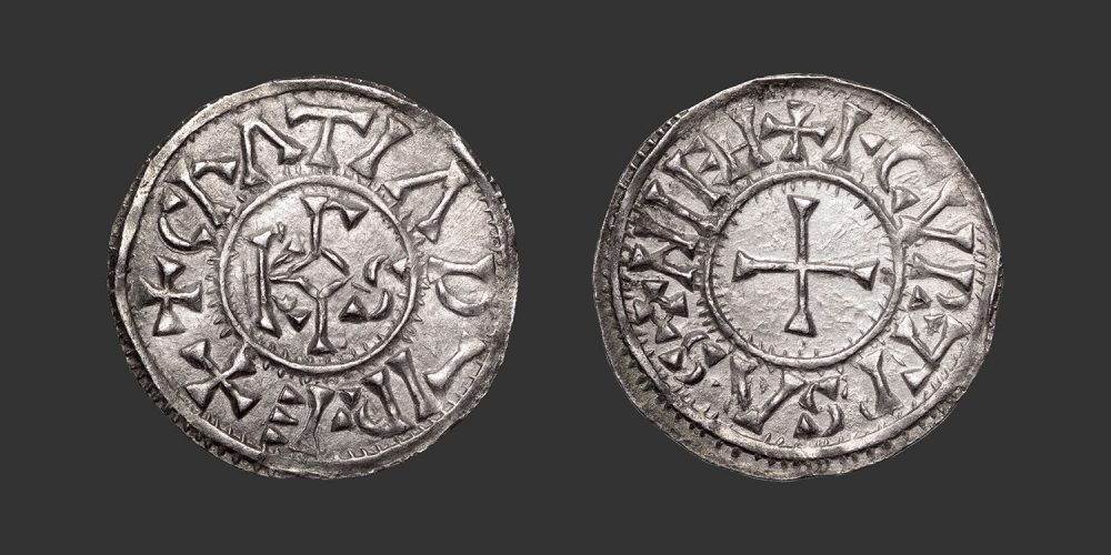 Odysseus Numismatique Monnaies Médiévales Carolingiennes CURTISASONIEN - CHARLES LE CHAUVE • Denier