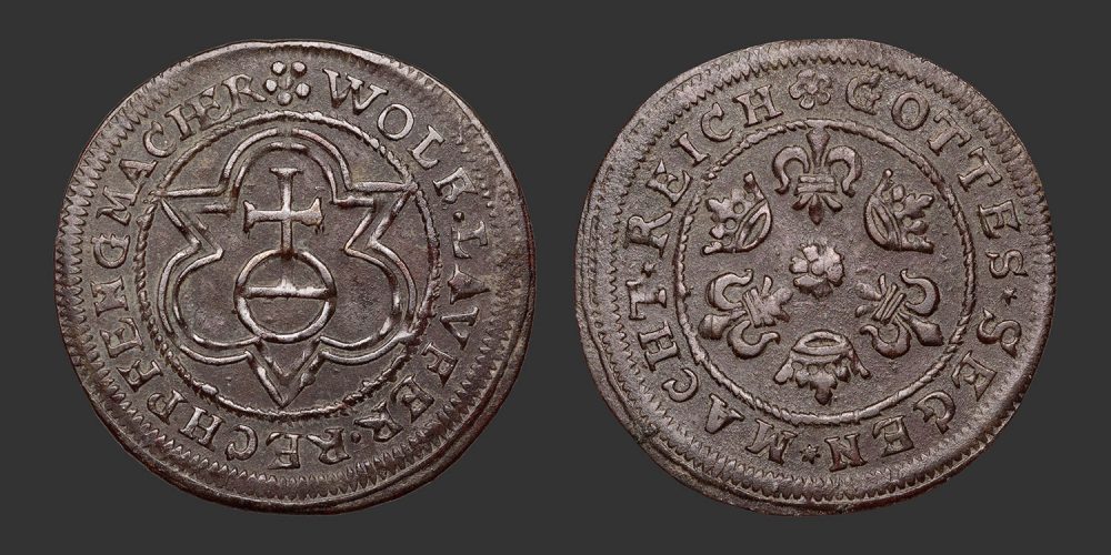 Odysseus Numismatique Monnaies Médiévales Jetons NUREMBERG - WOLF LAUFFER II • Jeton
