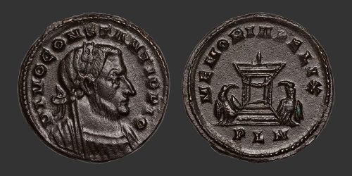 Odysseus Numismatique Monnaies Romaines DIVUS CONSTANCE Ier CHLORE • Follis