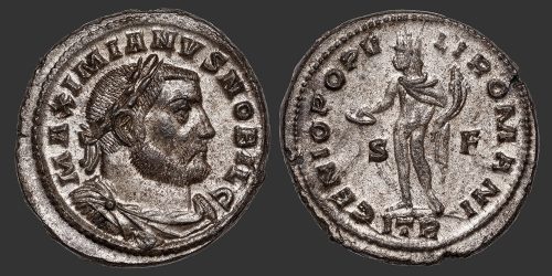 Odysseus Numismatique Monnaies Romaines GALÈRE MAXIMIEN • Follis