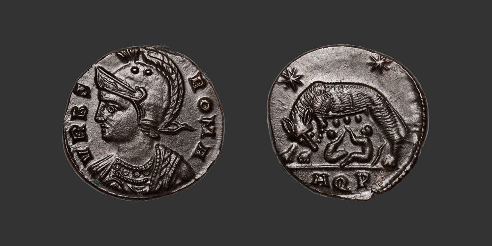 Odysseus Numismatique Monnaies Romaines CONSTANTIN Ier - URBS ROMA • Nummus