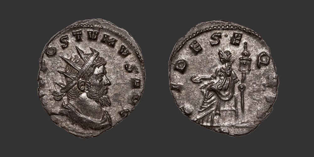 Odysseus Numismatique Monnaies Romaines POSTUME AUREOLUS • Antoninien