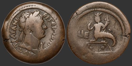 Odysseus Numismatique Monnaies Romaines Coloniales ALEXANDRIE - TRAJAN • Drachme