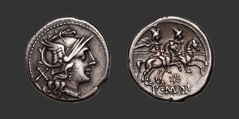 Odysseus Numismatique Monnaies Romaines République ANONYME • Denier