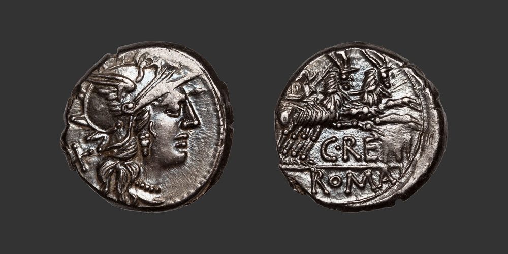 Odysseus Numismatique Monnaies Romaines République RENIA - C. RENIUS • Denier