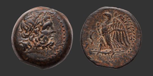 Odysseus Numismatique Monnaies Grecques ROYAUME PTOLÉMAÏQUE - PTOLÉMÉE II • Bronze
