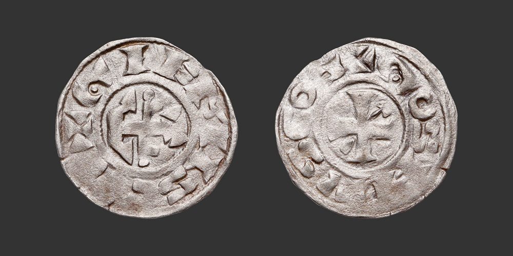 Odysseus Numismatique Monnaies Féodales GIEN - GEOFFROI III DE DONZY • Denier