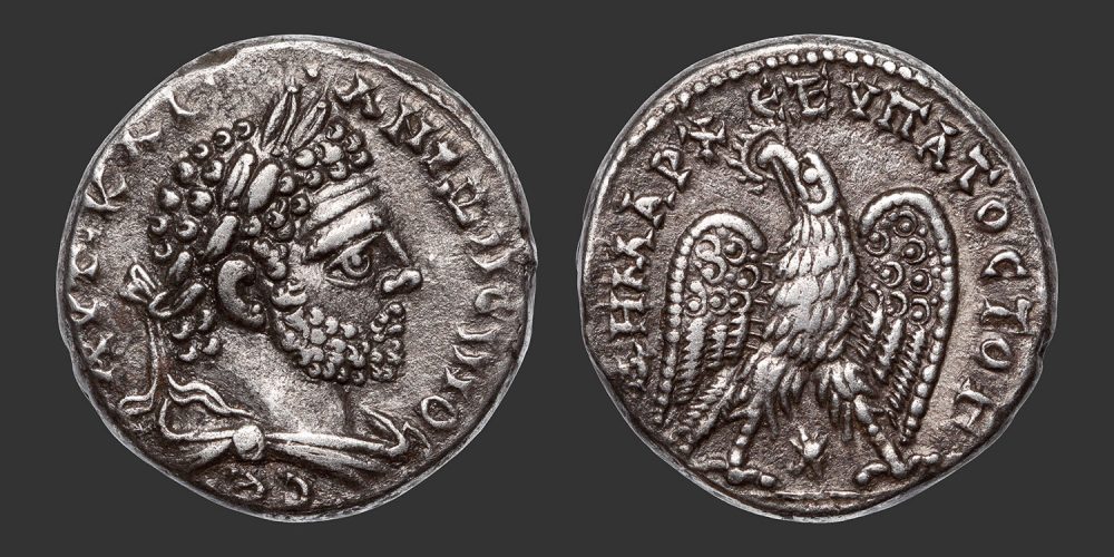 Odysseus Numismatique Monnaies Romaines Coloniales LAODICÉE - CARACALLA • Tétradrachme