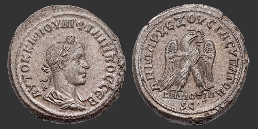 Odysseus Numismatique Monnaies Romaines Coloniales ANTIOCHE - PHILIPPE II • Tétradrachme