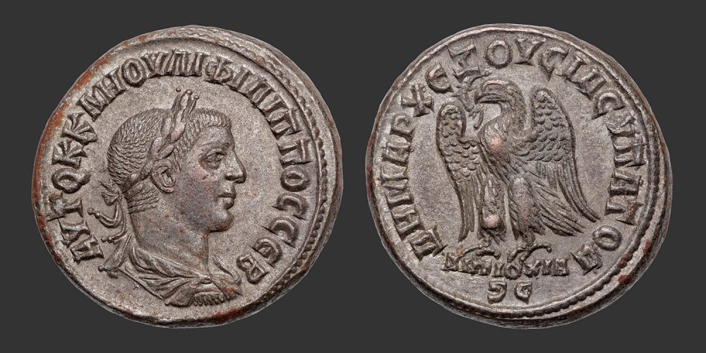 Odysseus Numismatique Monnaies Romaines Coloniales ANTIOCHE - PHILIPPE II • Tétradrachme