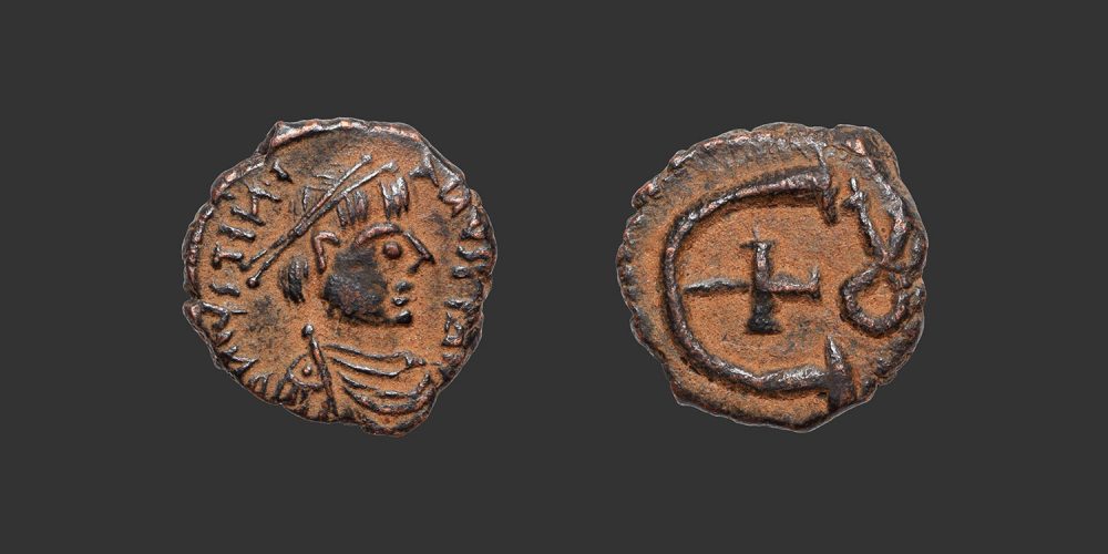Odysseus Numismatique Monnaies Byzantines EMPIRE BYZANTIN - JUSTINIEN Ier • Pentanummium