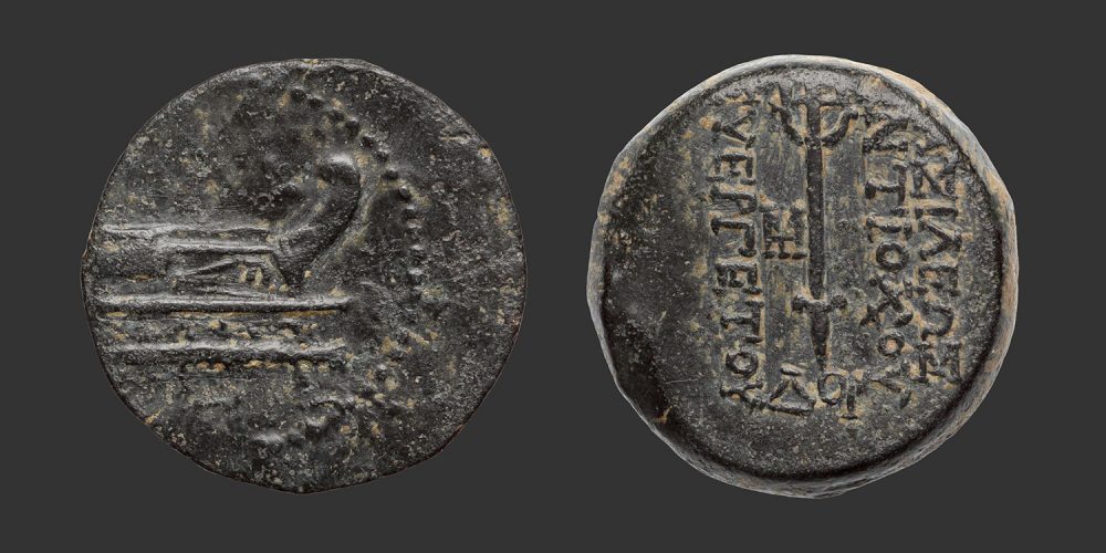 Odysseus Numismatique Monnaies Grecques EMPIRE SÉLEUCIDE - ANTIOCHOS VII EUERGETES • Bronze