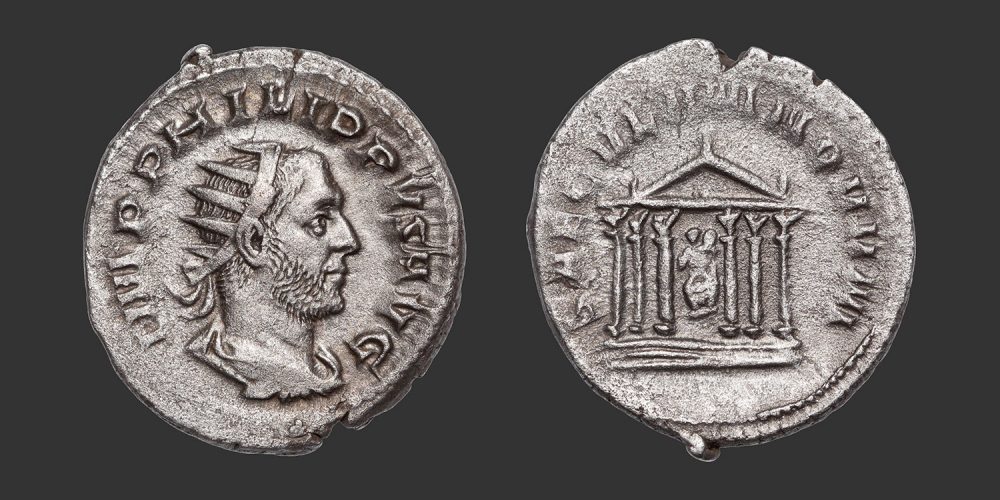 Odysseus Numismatique Monnaies Romaines PHILIPPE Ier L'ARABE • Antoninien