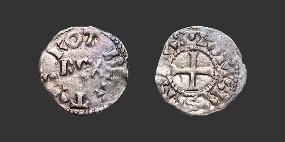 Odysseus Numismatique Monnaies Capétiennes ROBERT II LE PIEUX - PARIS • Obole