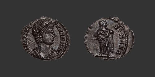 Odysseus Numismatique Monnaies Romaines CONSTANTIN Ier - THÉODORA • Nummus