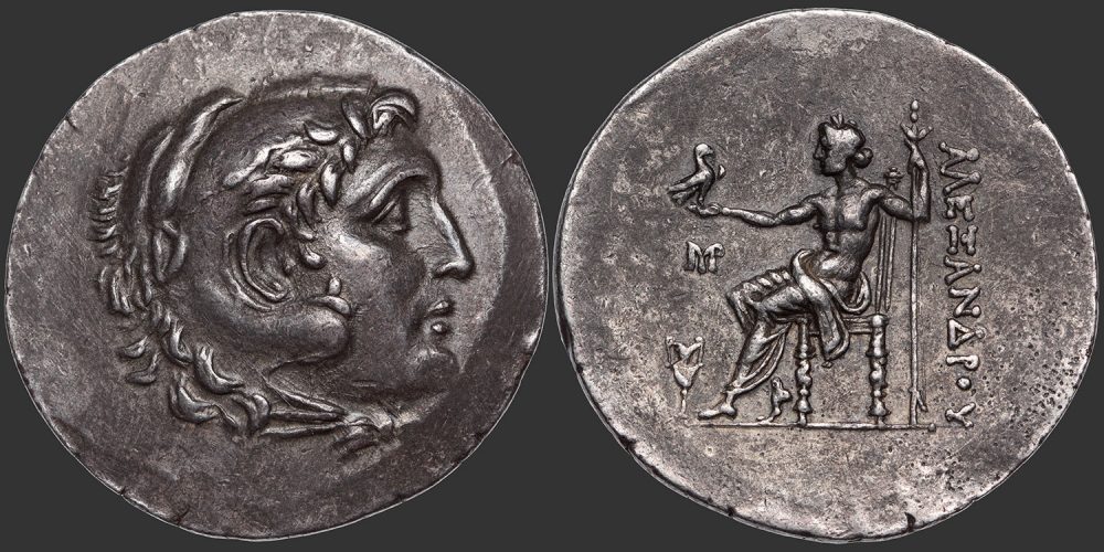 Odysseus Numismatique Monnaies Grecques ÉOLIDE - MYRINA - ALEXANDRE III LE GRAND • Tétradrachme
