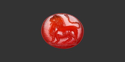 Odysseus Numismatique Glyptique Pierres Gravées LION - CORNALINE • Intaille Romaine