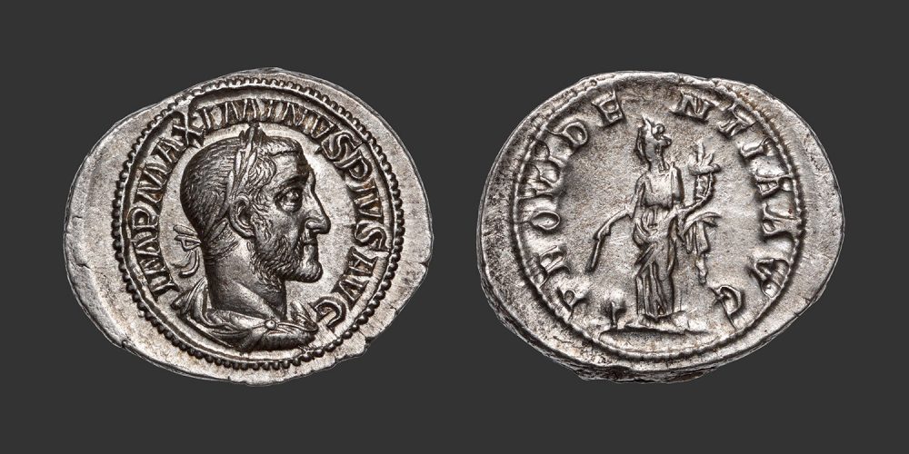 Odysseus Numismatique Monnaies Romaines MAXIMIN Ier THRACE • Denier