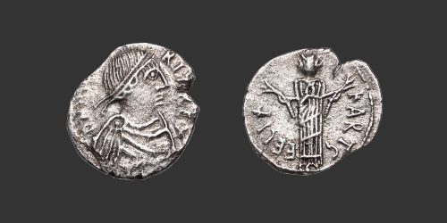 Odysseus Numismatique Monnaies Peuples Barbares VANDALES - HILDÉRIC • Silique