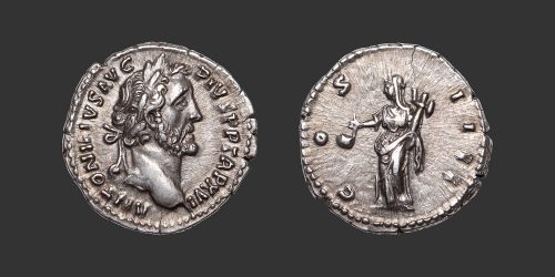 Odysseus Numismatique Monnaies Romaines ANTONIN LE PIEUX • Denier