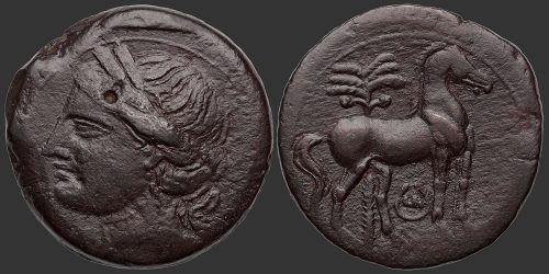 Odysseus Numismatique Monnaies Grecques CARTHAGE - DEUXIÈME GUERRE PUNIQUE • Trishekel