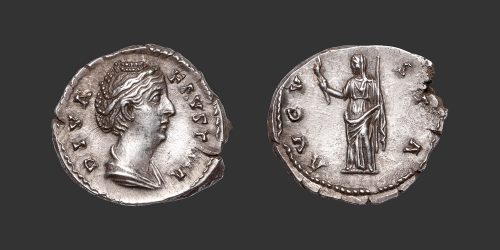 Odysseus Numismatique Monnaies Romaines DIVA FAUSTINE MÈRE • Denier