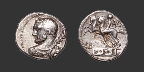 Odysseus Numismatique Monnaies Romaines République QUINCTIA - TI. QUINCTIUS • Denier