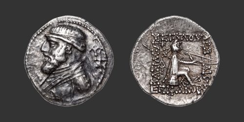 Odysseus Numismatique Monnaies Grecques ROYAUME PARTHE - MITHRADATES II • Drachme