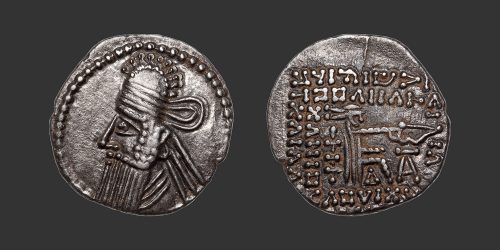 Odysseus Numismatique Monnaies Grecques ROYAUME PARTHE - VOLOGASES IV • Drachme